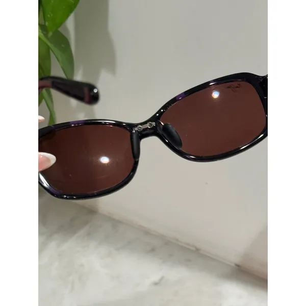 Maui Jim Koki Beach Sunglasses Women 56mm Purple Tortoise MJ433-28T Polarized - Image 7