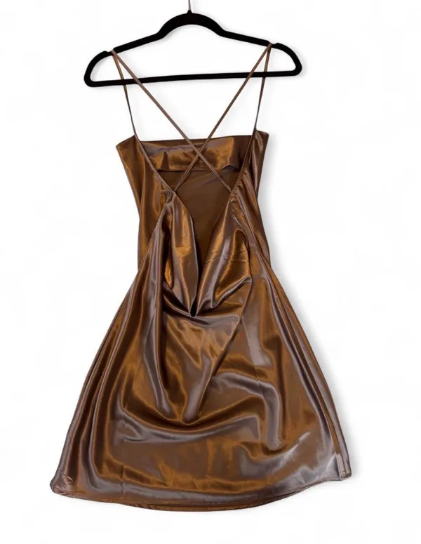 SHEIN brown cocktail dress - Image 2