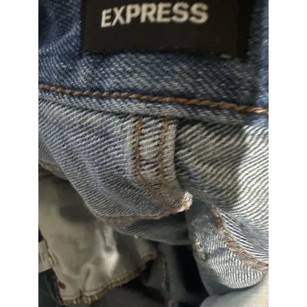 Express high-waisted wide-leg cropped jeans Size 12 S - Image 8