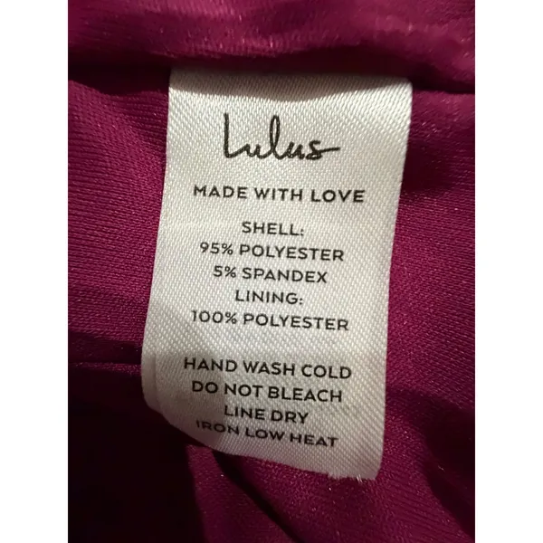 Lulus Perfect Sparkle Mauve Sequin Lace Up Mini Dress Large Cocktail Party Glam - Image 9