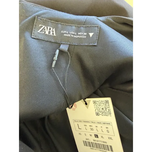 Zara‎ Romper Jumpsuit Dress Black White Bubble Hem Formal HOCO - Image 4