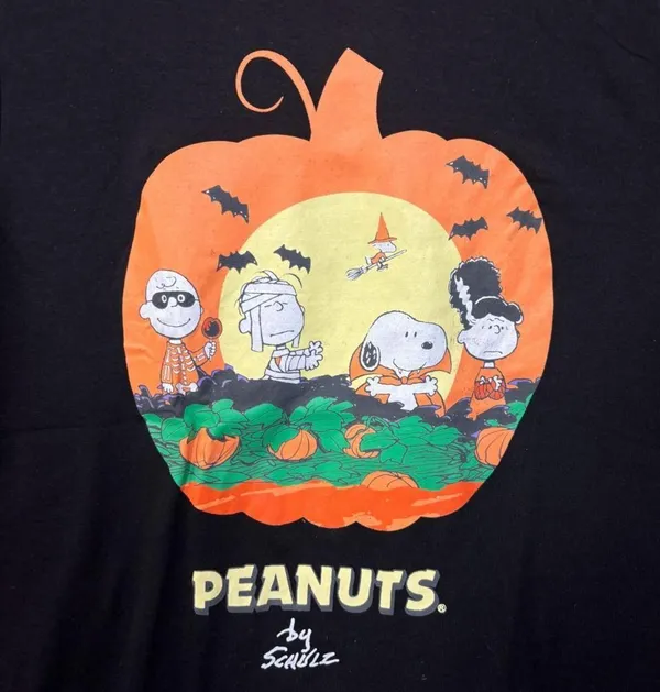 Peanuts the great pumpkins Tshirt size medium  - Image 2