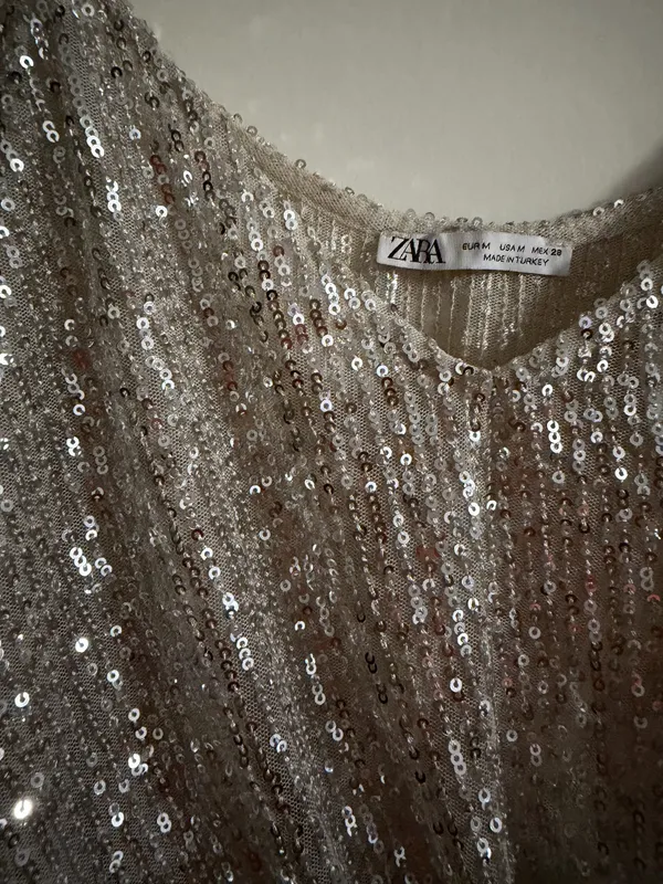 Zara sparkly tank top - Image 2