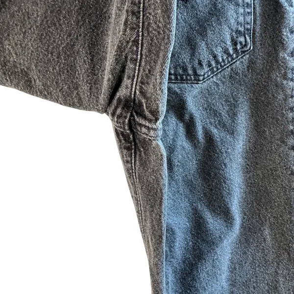 Vtg Levi's 501 17501 High Waisted Mom Jeans Black Cotton Made in USA‎ Sz 13 26" - Image 10