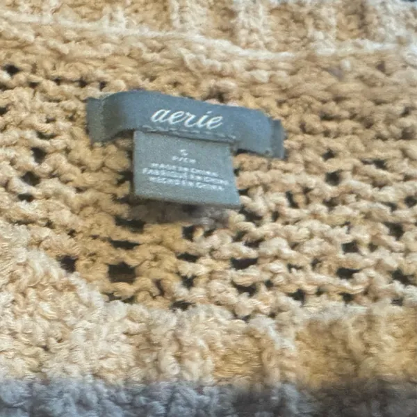 Aerie Pale Pink Knit Crew Neck Sweater small - Image 2