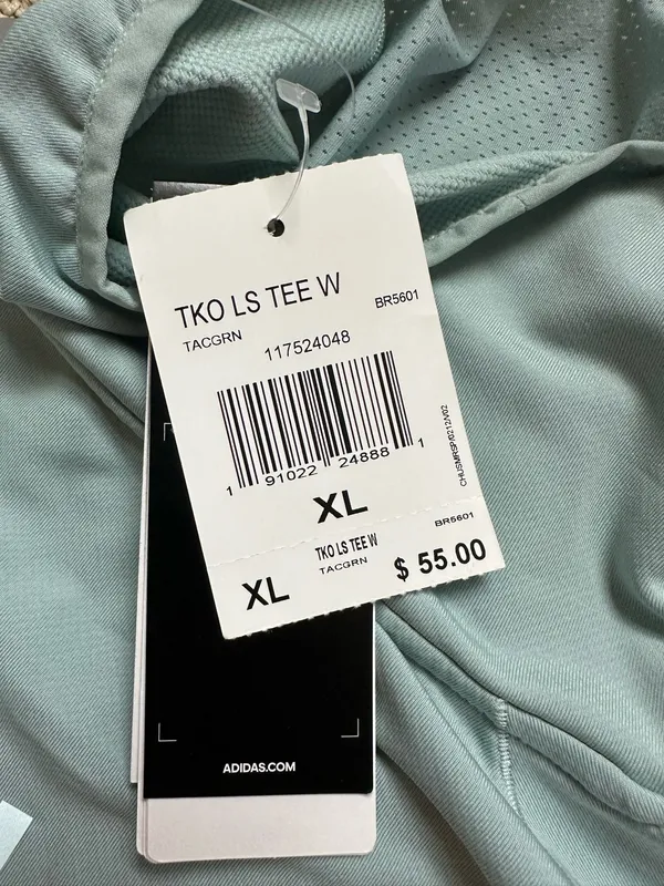 Adidas Womens Long Sleeve Top with Tags - Image 3