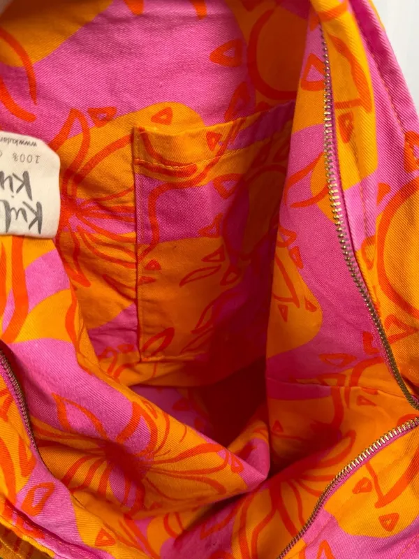 Kulani Kinis 100% Cotton Floral Print Tote Bag - Image 5