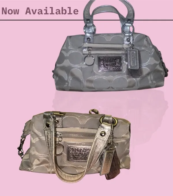 Coach Elegant Gray Designer‎ Handbag - Image 2