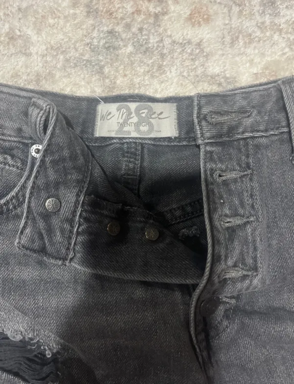 We The Free Black Jean Shorts - Image 3