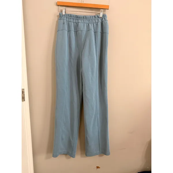 Lululemon Softstreme High-Rise Straight-Leg Pant Womens 6 Utility Blue‎ Lounge - Image 4