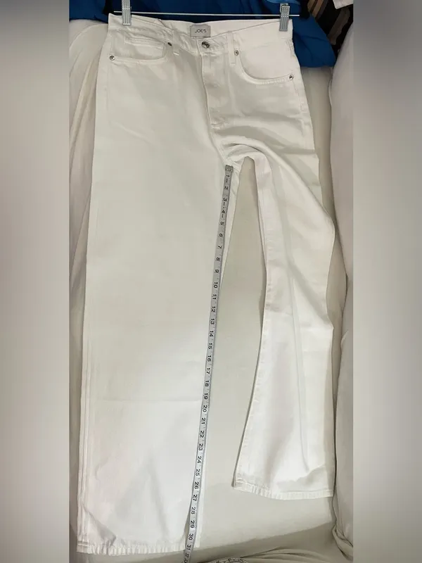 Joe's Jeans NWT The Ryan Low Slung Baggy White Wide-Leg Jeans Size 25 - Image 7