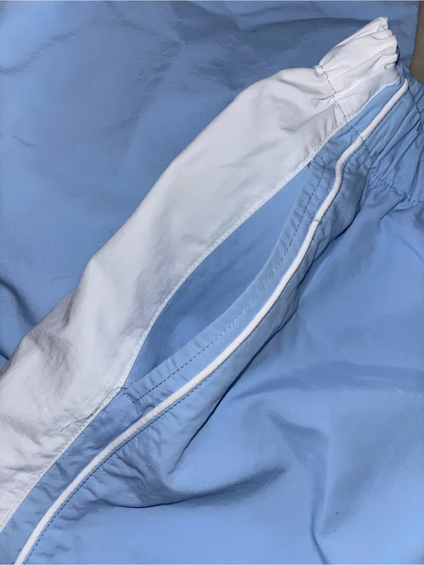 No Boundaries Light Blue and White Track Pants - Image 6