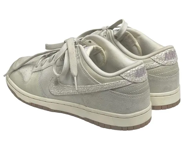 Nike VHTF: ✔︎ Dunk Low Skinny PRM Premium Sail Luster Basketball Sneakers ✔︎ 8.5 - Image 5