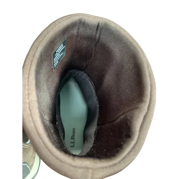 L.L. Bean Tex 2.5 Womans Brown Black Waterproof Winter Boots Sz 7.5M SKU 9402 - Image 10