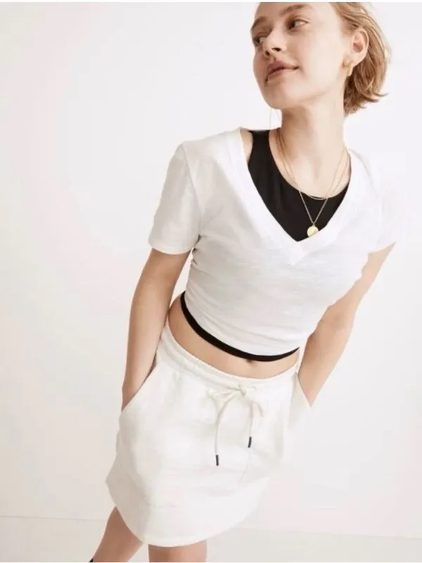 Madewell MWL Pull-On
Drawstring Skirt - Image 2