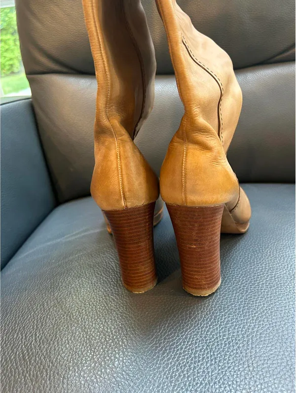 Chloé Women's Knee-High Leather Boots - Image 5