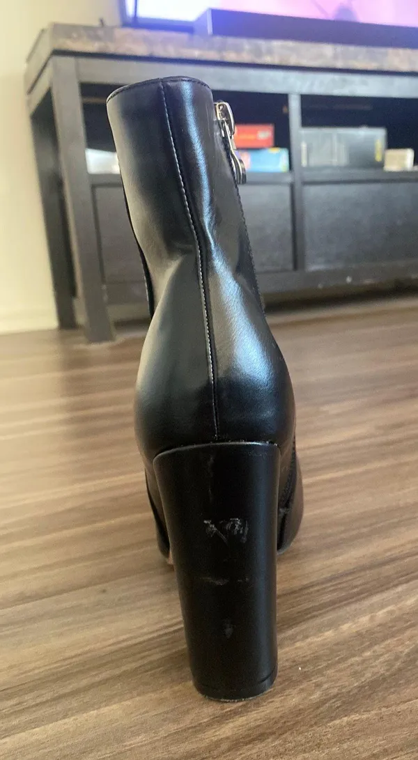 Black Booties Size 9 - Image 3