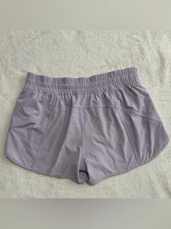 Lululemon High-Rise Lined Shorts - Lilac Smoke - Image 3