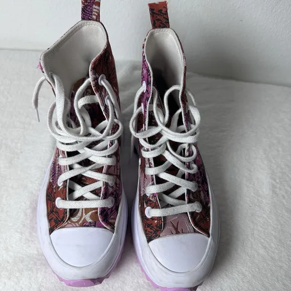 CONVERSE Run Star Hike Tropical Florals Jungle Shoes Boots 5.5M/7W Unisex - Image 8