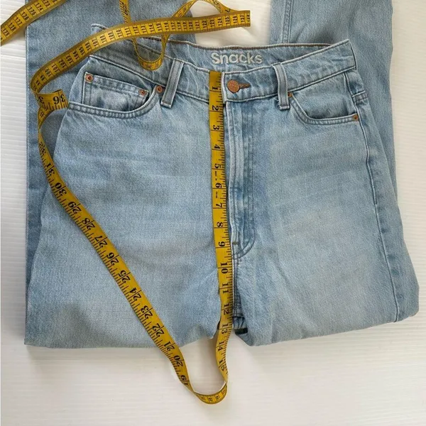 MOTHER Snacks High Waisted Twizzy Skimp Jeans Just a Nibble, 28 - Image 13