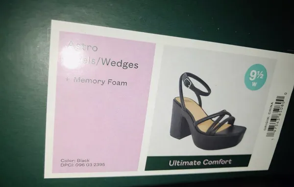 Wild Fable Women’s Black Heels Size 9.5 w - Image 2