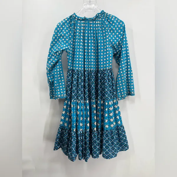 Tuckernuck Ro's Garden Sonia Short Dress,‎ Blue Celia size xs - Image 3