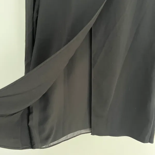 Black 3/4 Sleeve Blouse Top Shirt - Image 5