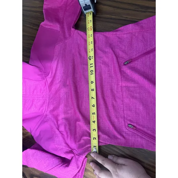 North Face Hoodie Women XS Pink Light Weight Sweater Flex Mountain Athletics - Image 6