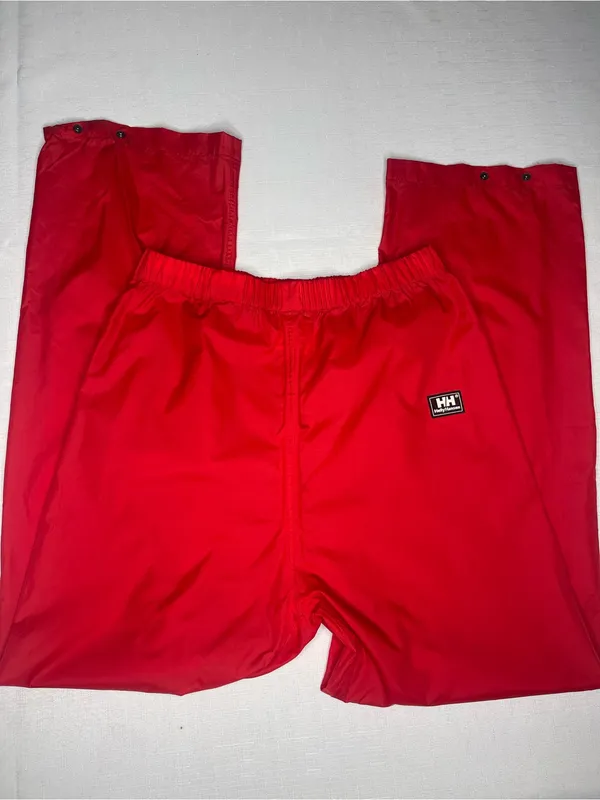 Helly Hansen Red Nylon Classic Logo Pants (Large) - Image 4