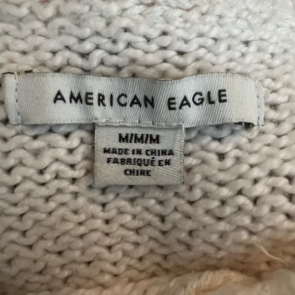 American Eagle Women's Striped Sweater Crew‎ Neck Size Medium - Image 3