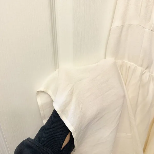 Reformation Hollyhock Dress in Ivory - Image 11