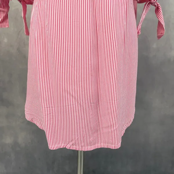 Lascana Off The Shoulder Striped Tunic Dress Size Small‎ Coastal Preppy Nautical - Image 4