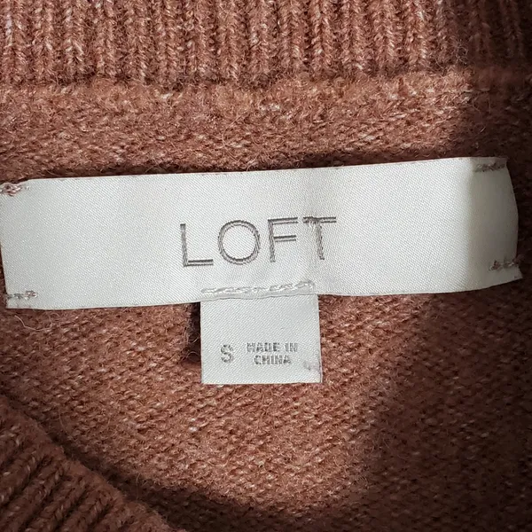 Loft Women's Mockneck Pullover‎ Seeater. Size S - Image 6