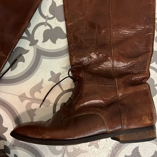 Vintage Marc Alpert Leather Victorian Style Riding Boot‎ B34 - Image 5