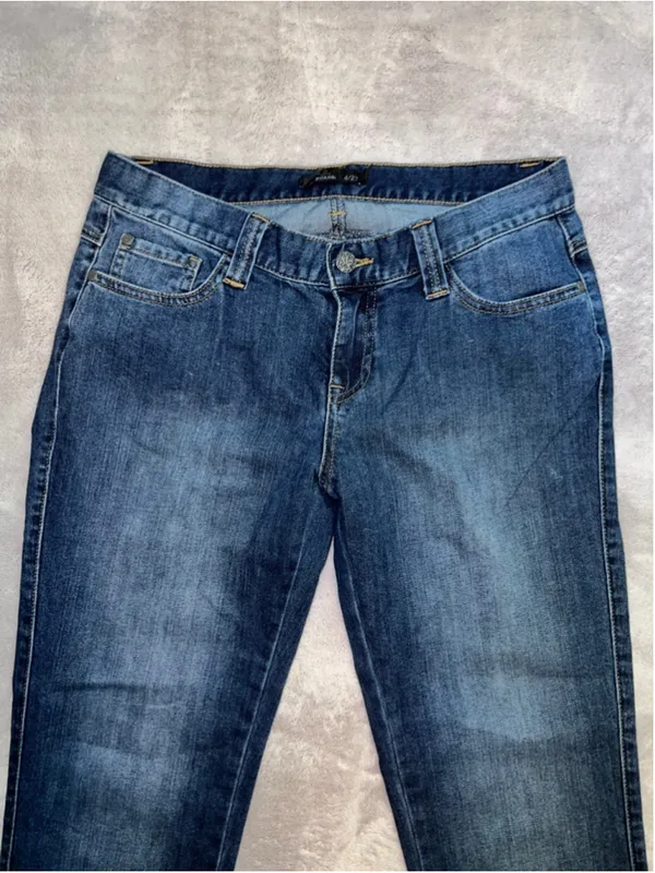 Women's prAna Blue Straight Leg Jeans Size 4 - Image 2