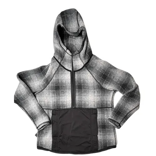 The North‎ Face Crescent Hooded Pullover Buffalo Plaid Hike Camp LATHE Gorpcore - Image 6