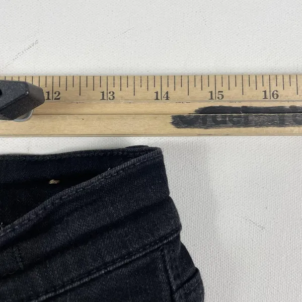 Madewell Roadtripper Skinny Jeans Womens 28 Black‎ Mid Rise Stretch Denim - Image 6