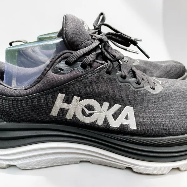 Hoka Gaviota 5 Wide Womens 11D Black White Stability Running Shoes 1134270 BWHT - Image 11