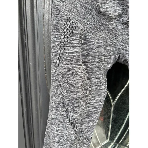Momcozy Womens XL Gray‎ Space Dye Over the Belly Maternity Leggings Seamless - Image 3