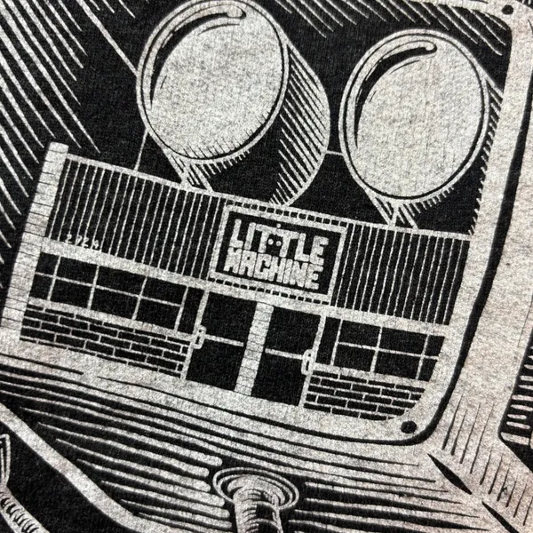 District Little‎ Machine Beer Denver Colorado Robot Sweatshirt Charcoal 2XL - Image 8