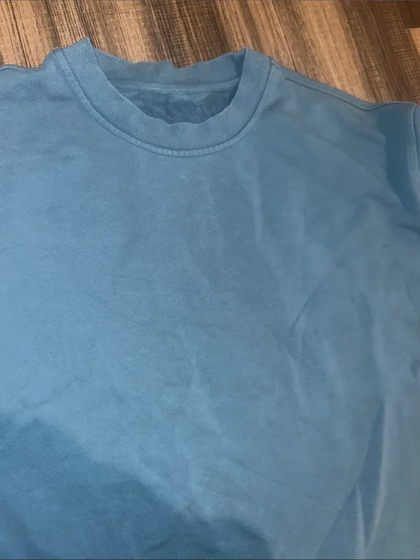 Lululemon Teal/Blue Long-Sleeve Crewneck Sweater - Image 3
