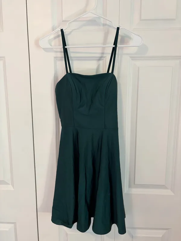 City Triangles Teal Homecoming Dress - Image 2