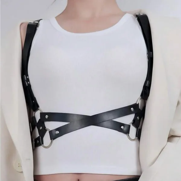 Harness Criss Cross Belt O Ring New - Image 4