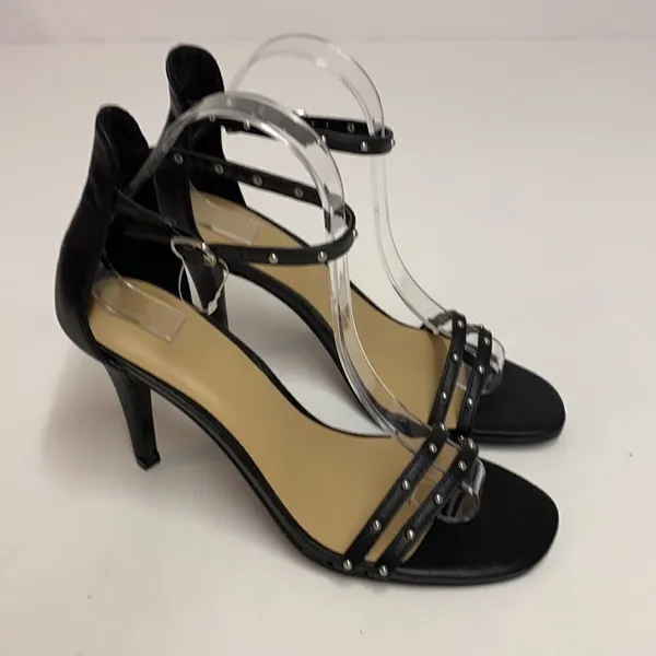 A New Day‎ Studded Square Toe High Heel Strappy 8 A9 - Image 7