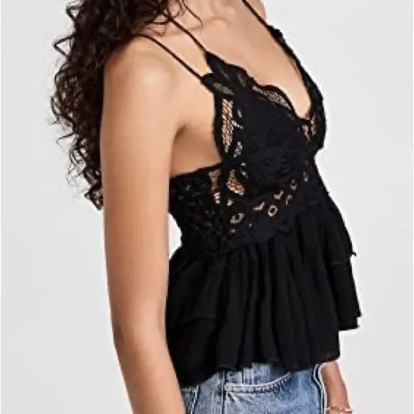 Black Lacey Tank - Image 7