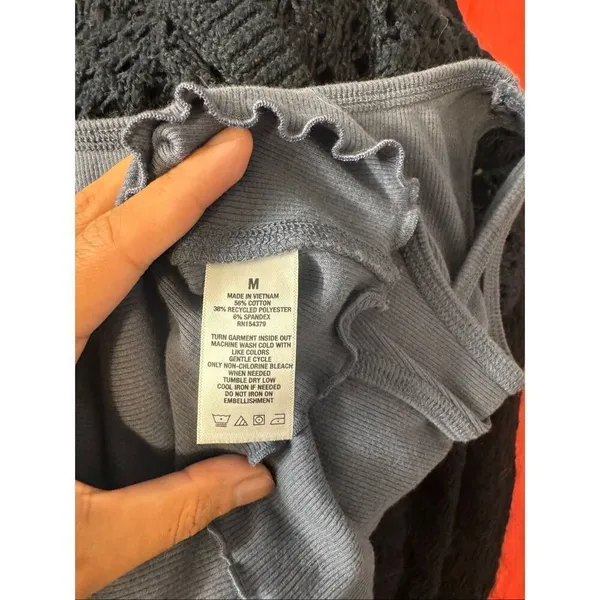 Aeropostale Denver CO ’87 Ribbed Crop Tank Top Size M - Image 2
