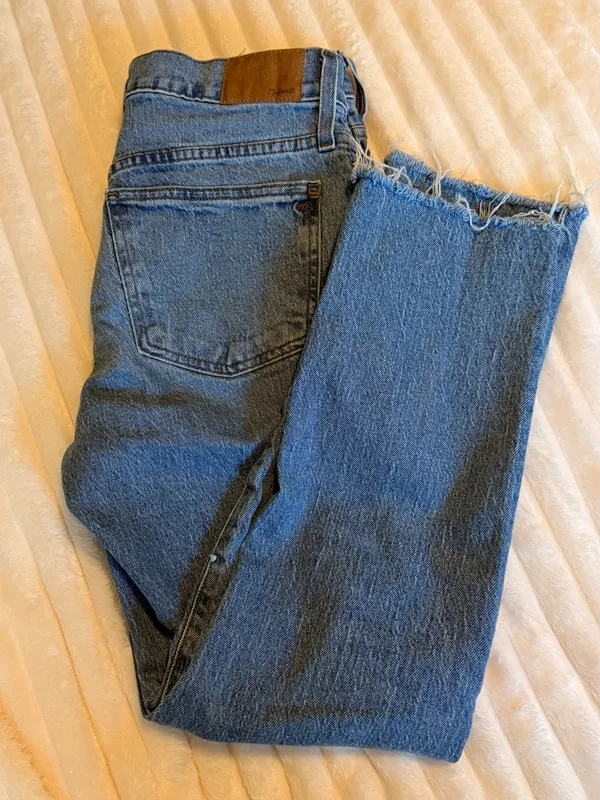 Madewell Midrise Cropped Jeans, 28 - Image 2