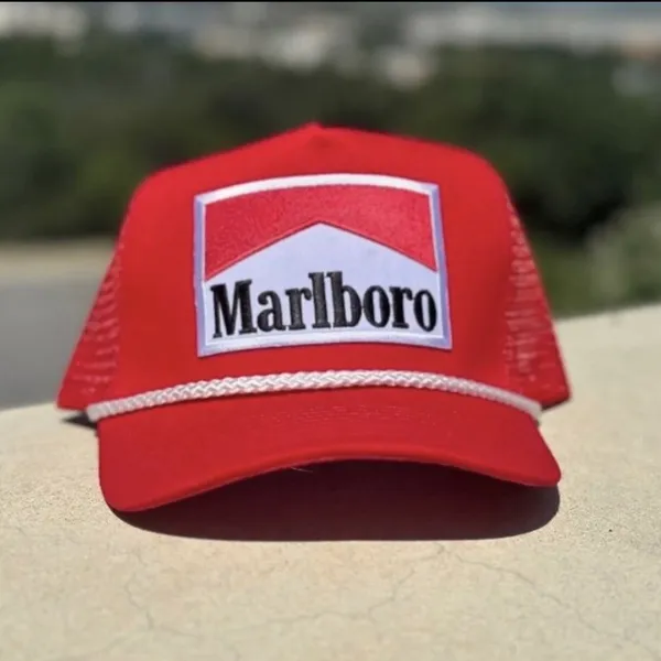 Red Marlboro Hat - Image 2