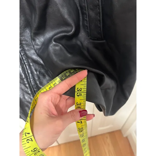 Worthington Women's Black Genuine Lambskin Leather Jacket 3X - Image 5
