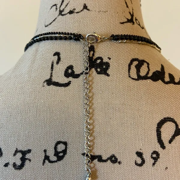 Layered Necklace Black - Image 6